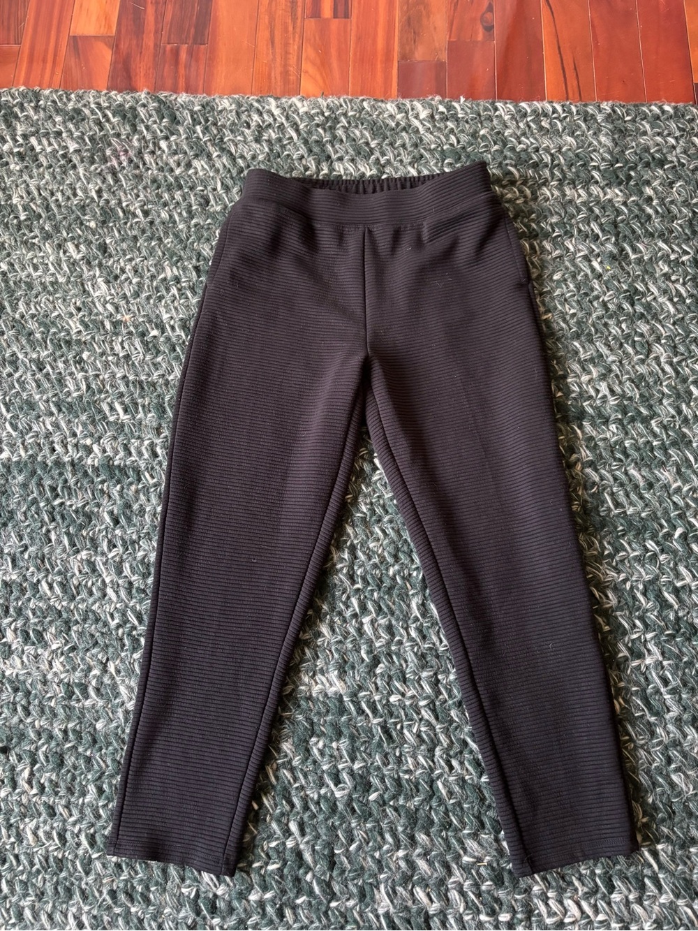 freely ribbed straight leg sweatpants